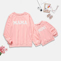 Letter Print Family Sweatshirt