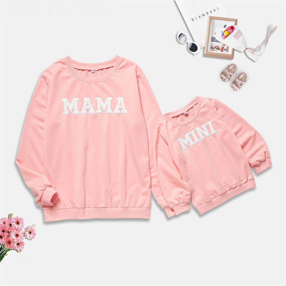 Letter Print Family Sweatshirt