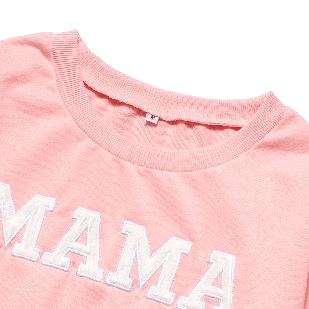 Letter Print Family Sweatshirt