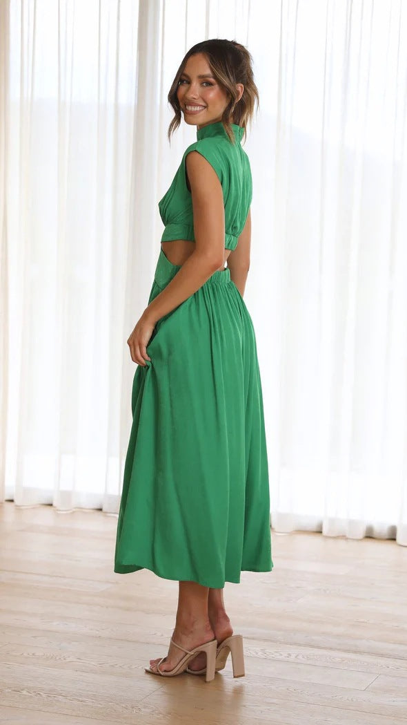 Sleeveless A-Line Dress