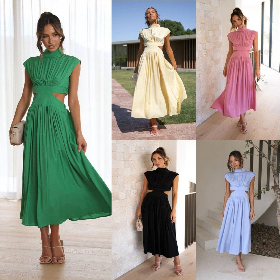 Sleeveless A-Line Dress