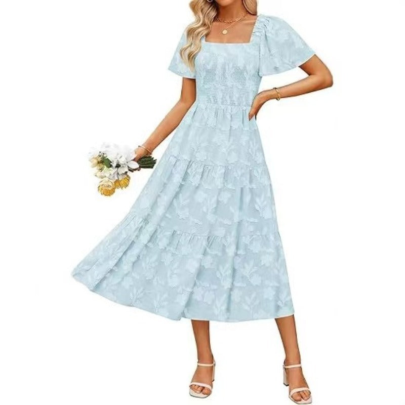 Off-Shoulder Maxi Dress