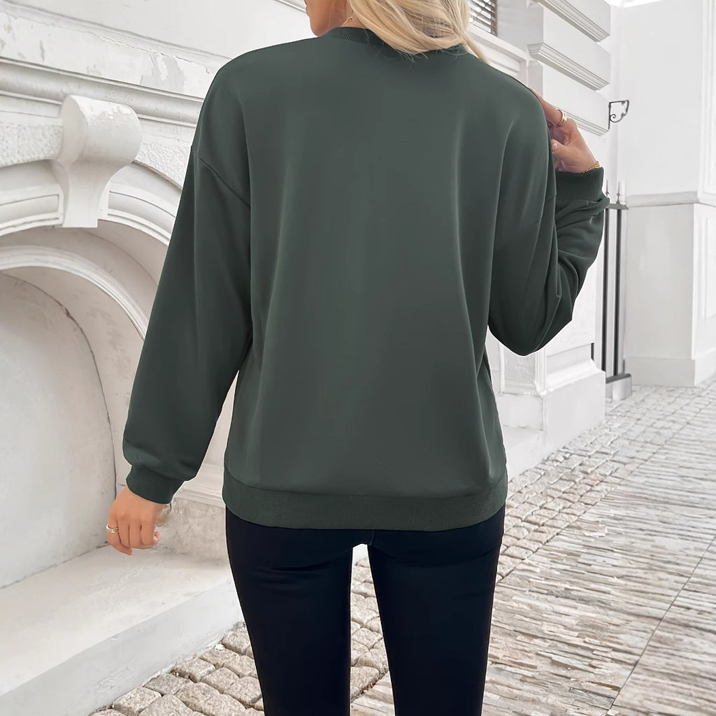 Women's half-zipper Sweatshirt