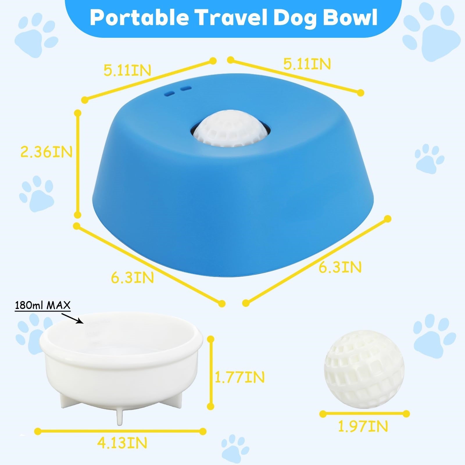 Dog Slow Feeder Lick Bowl