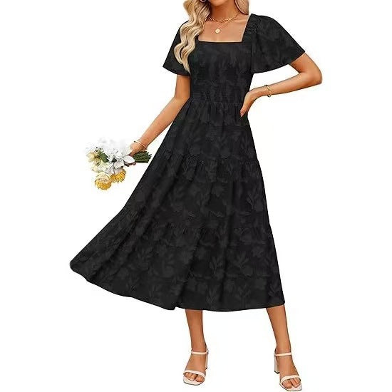 Off-Shoulder Maxi Dress