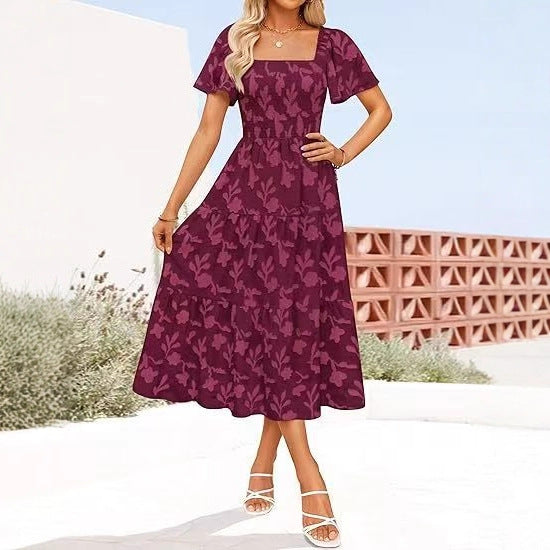 Off-Shoulder Maxi Dress
